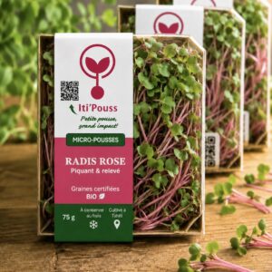 RADIS ROSE Boite de  75 g/ sur commande